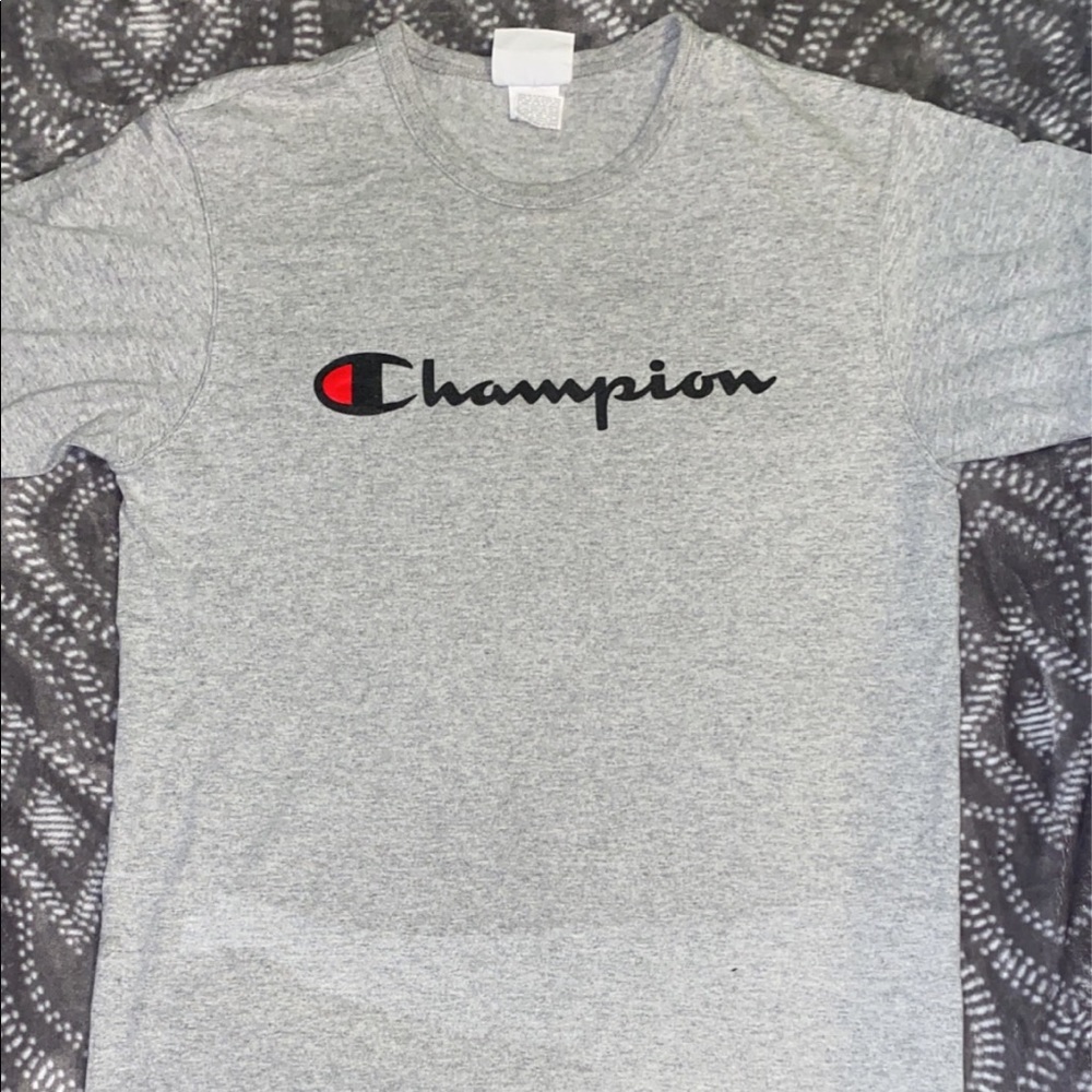 Gray champion womens t-shirt